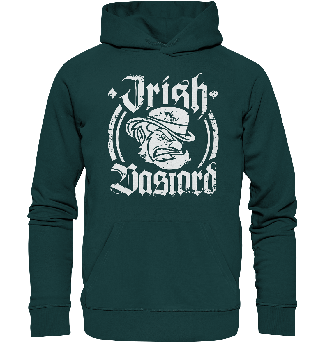 Irish Bastard "Leprechaun I"  - Organic Hoodie