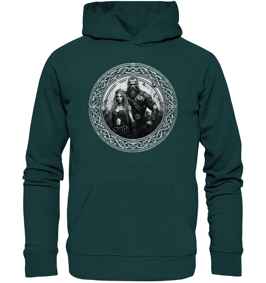 Celtic Warrior "Couple" - Organic Hoodie