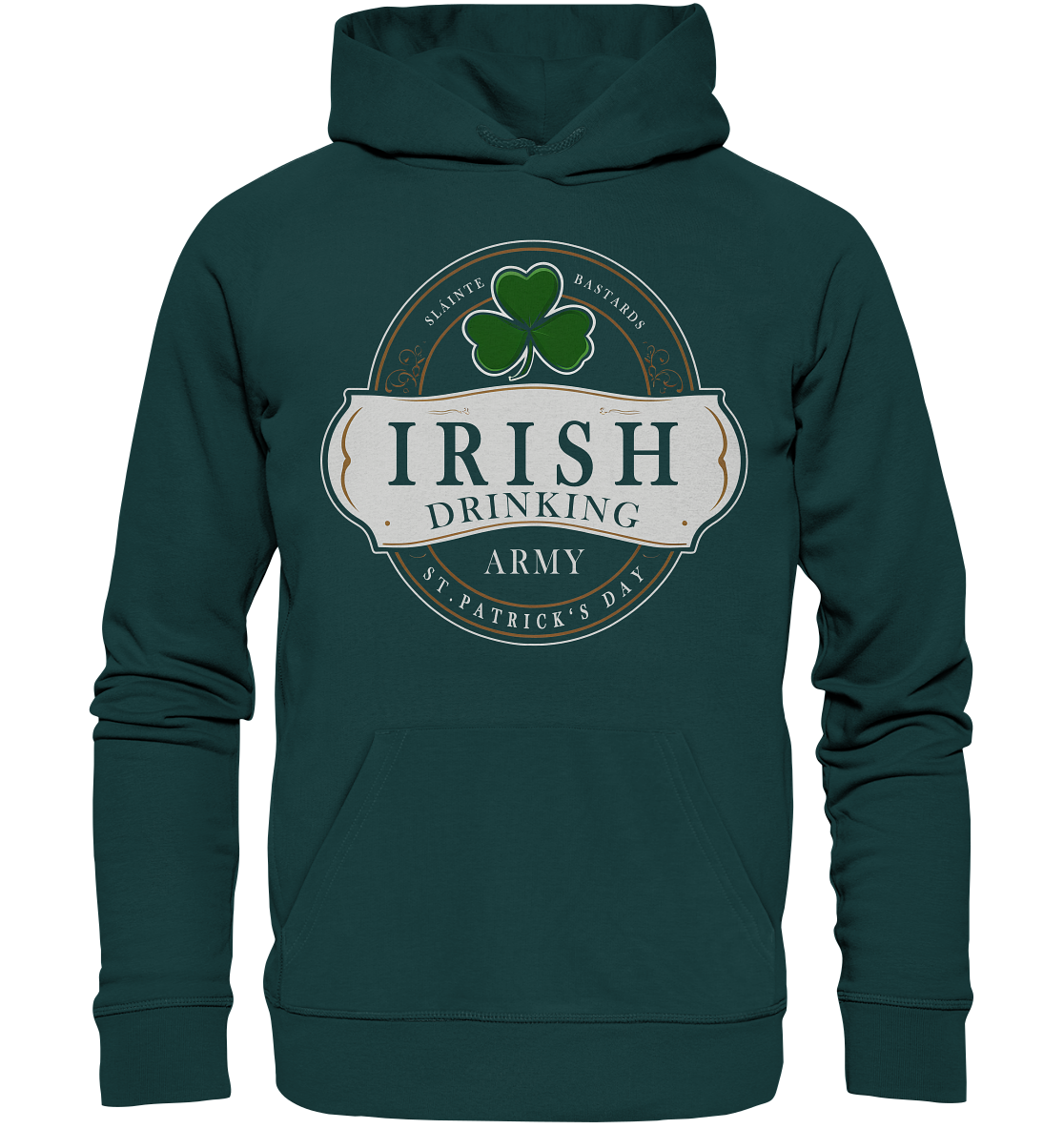 Irish Drinking Army "St. Patrick's Day" - Organic Hoodie