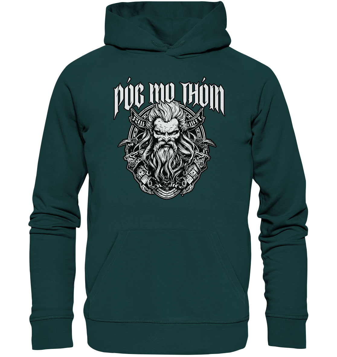 Póg Mo Thóin Streetwear "Celtic Warrior III" - Organic Hoodie