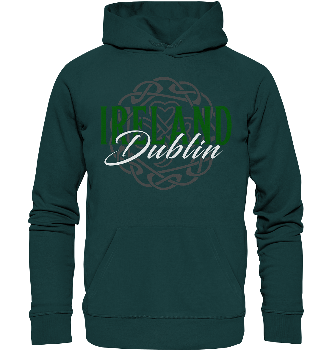 Ireland / Dublin "Celtic Knot" - Organic Hoodie