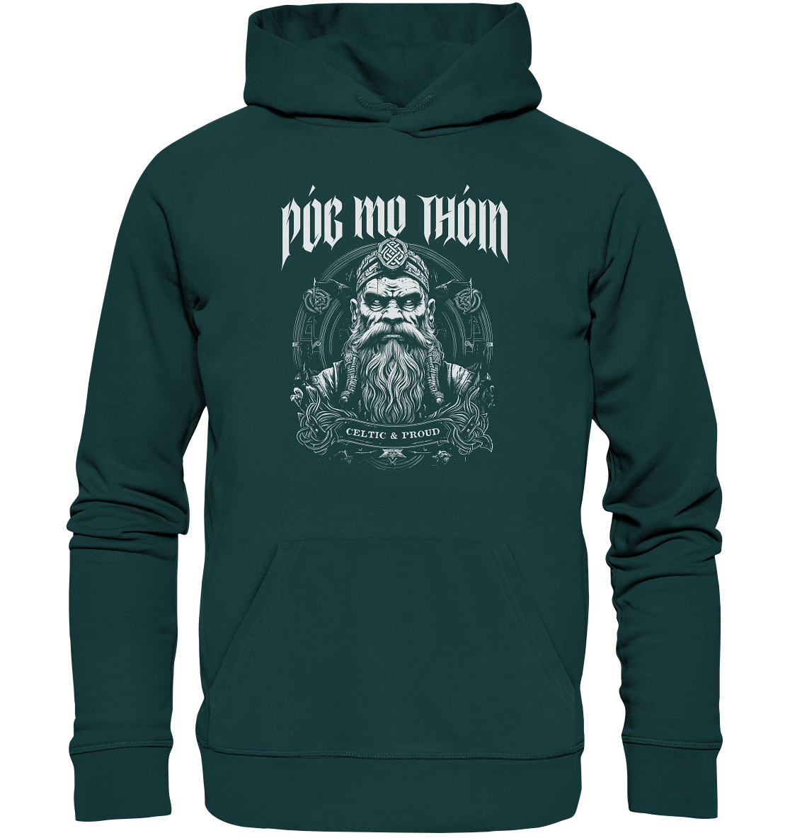 Póg Mo Thóin Streetwear "Celtic & Proud" - Organic Hoodie