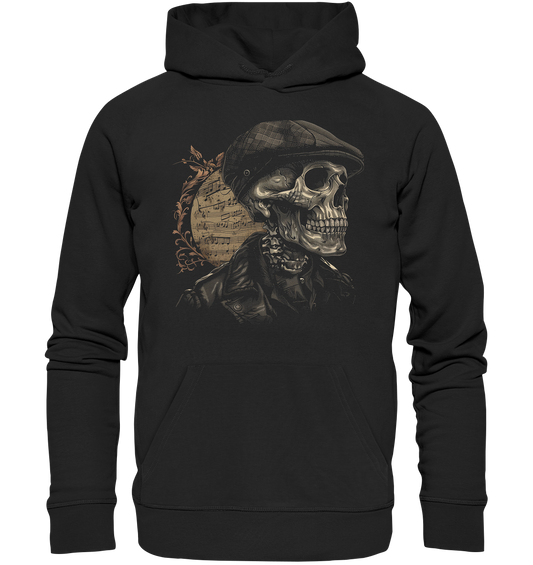 Skull "Flatcap II" - Organic Hoodie