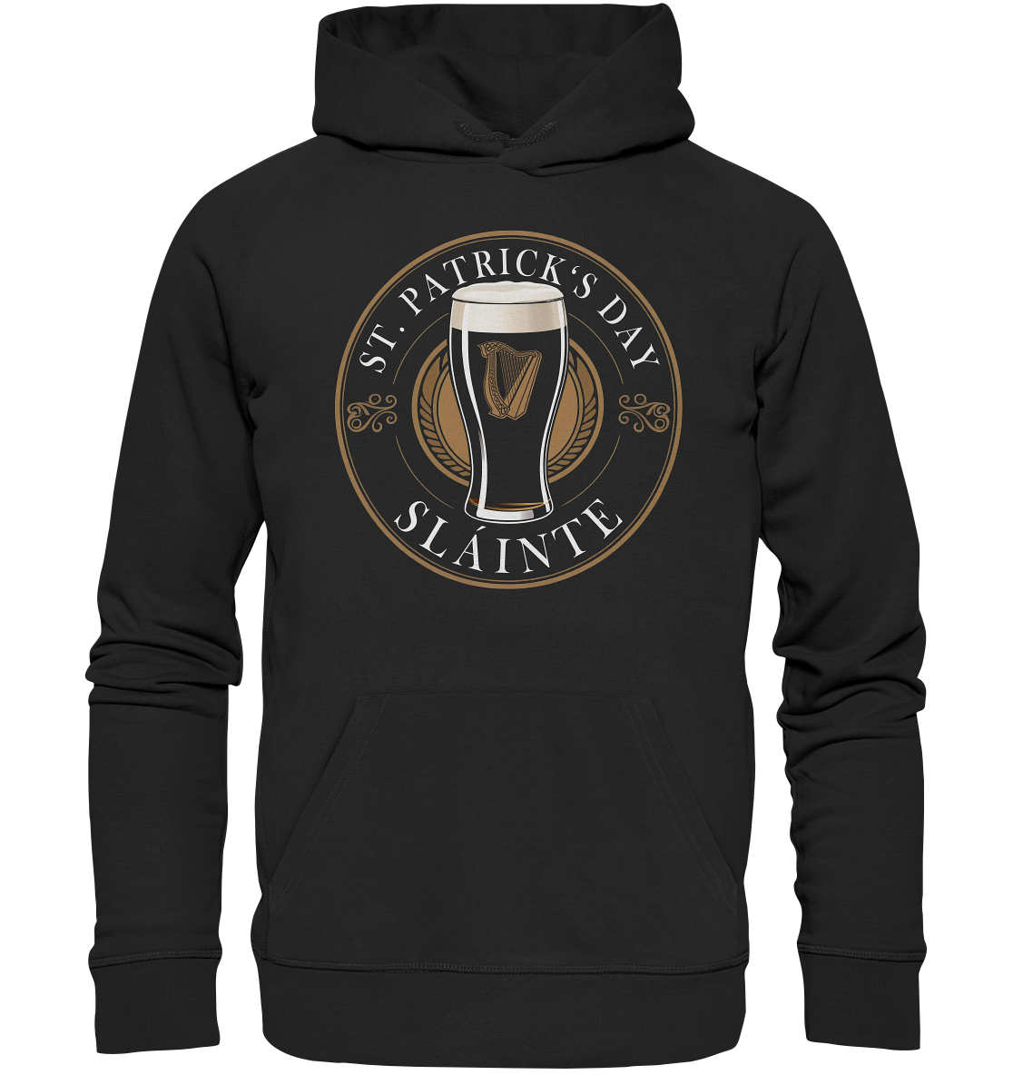 St. Patricks Day "Stout II" - Organic Hoodie