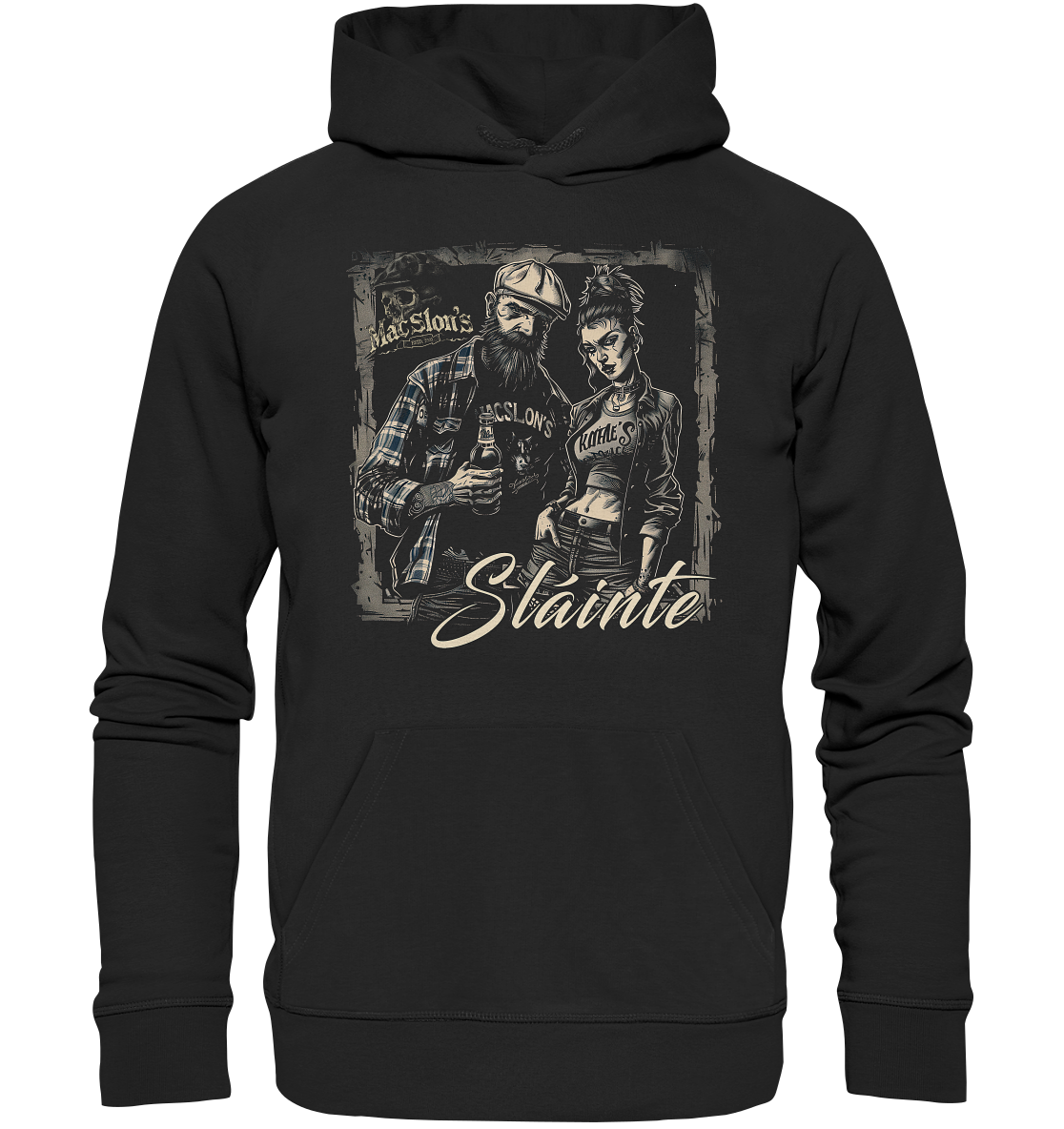 Sláinte "Couple Of Punks I" - Organic Hoodie