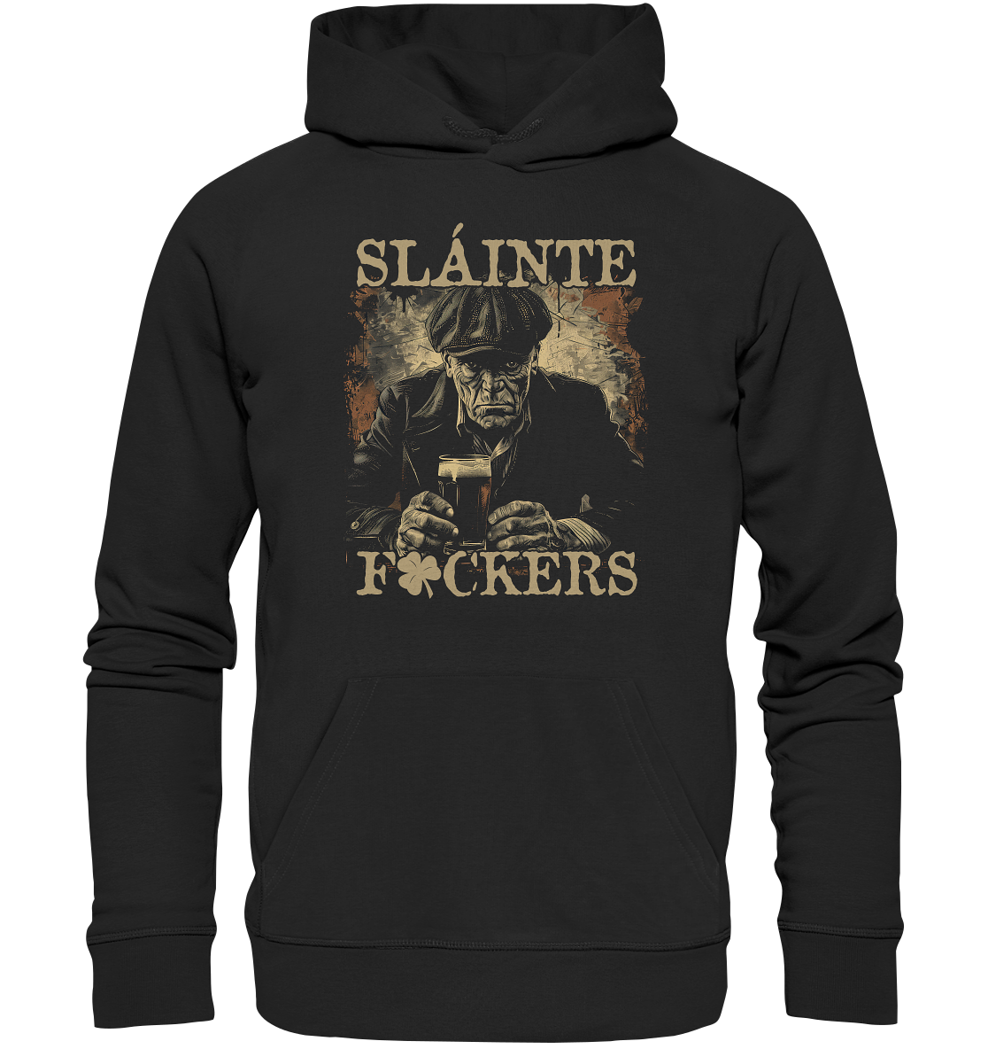 Sláinte "F*ckers / Irish Pub" - Organic Hoodie