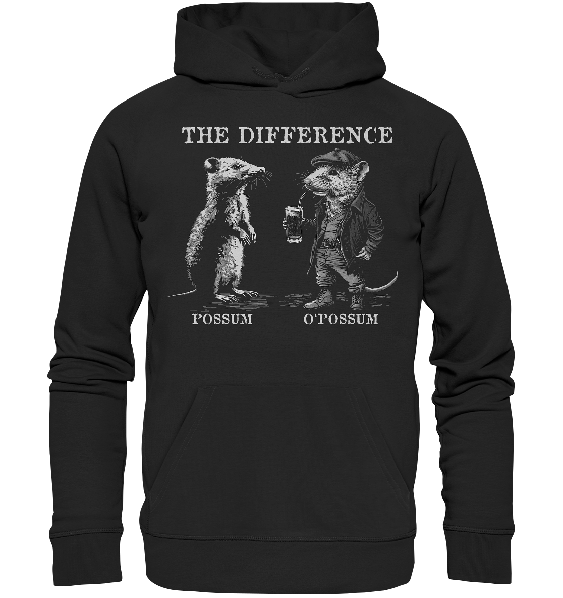 The Difference "Possum & O'Possum" - Organic Hoodie