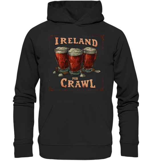 Ireland "Pub Crawl II" - Organic Hoodie