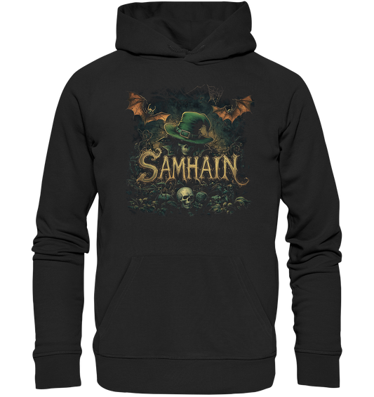 Samhain "Bats & Skulls II" - Organic Hoodie