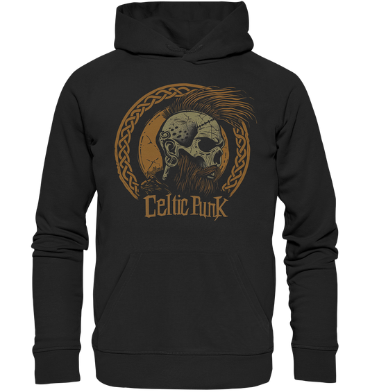 Celtic Punk "Skull / Circle I"  - Organic Hoodie