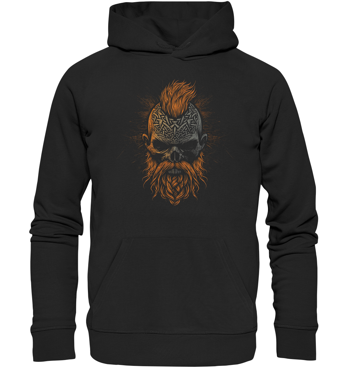 Celtic Warrior "Skull" - Organic Hoodie