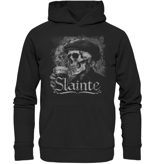 Slainte "Flatcap-Skull I" - Organic Hoodie