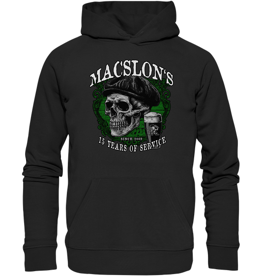 MacSlon's "15 Years Of Service I" - Organic Hoodie