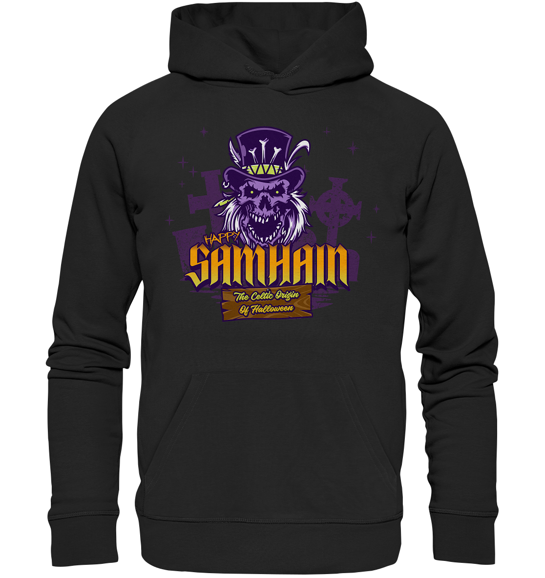 Happy Samhain "The Celtic Origin Of Halloween" - Organic Hoodie