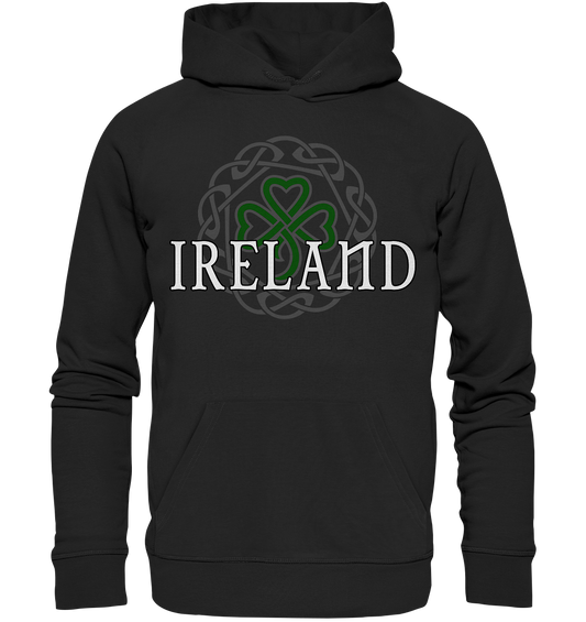 Ireland "Celtic Knot / Shamrock" - Organic Hoodie