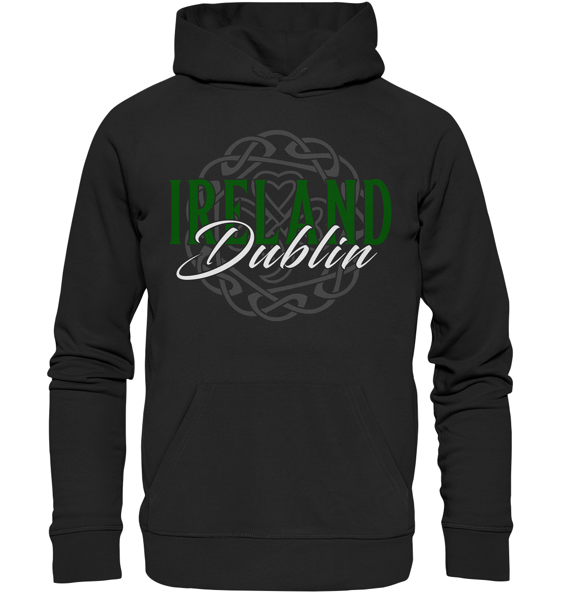 Ireland / Dublin "Celtic Knot" - Organic Hoodie