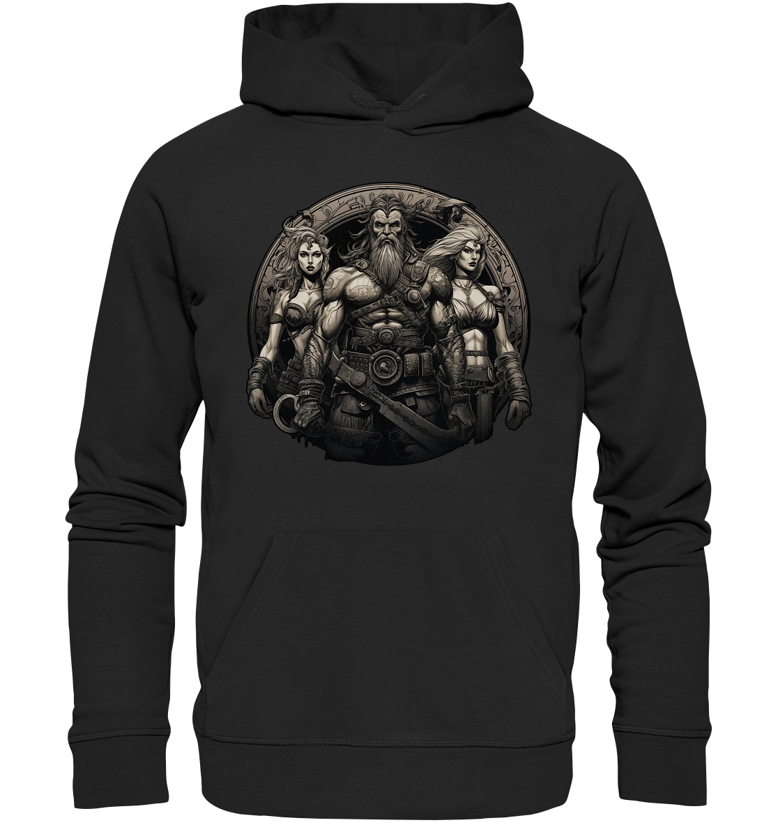 Celtic Warrior "Circle" - Organic Hoodie