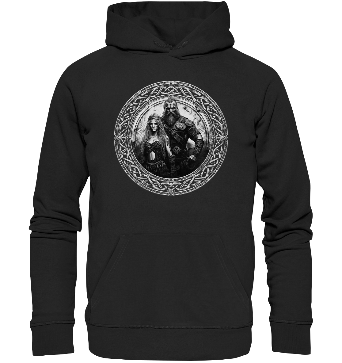 Celtic Warrior "Couple" - Organic Hoodie