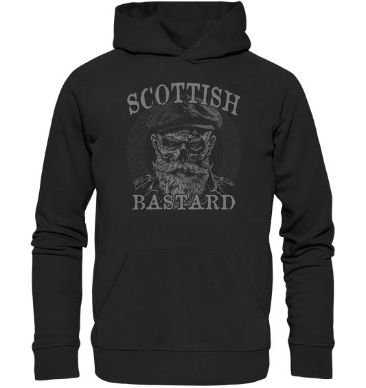 Scottish Bastard "Flatcap Skull I" - Organic Hoodie