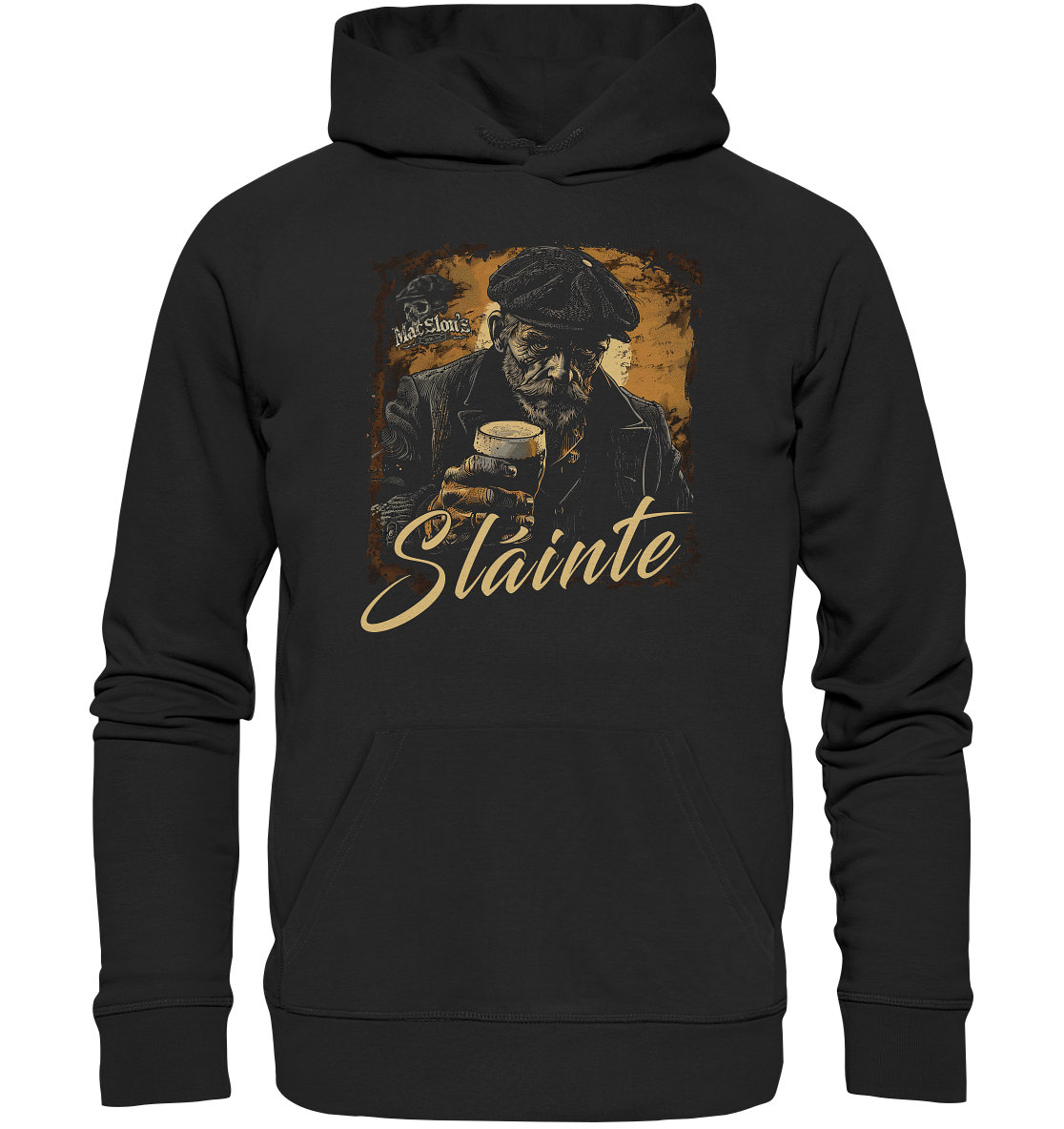 Sláinte "Old Irish Bastard V" - Organic Hoodie