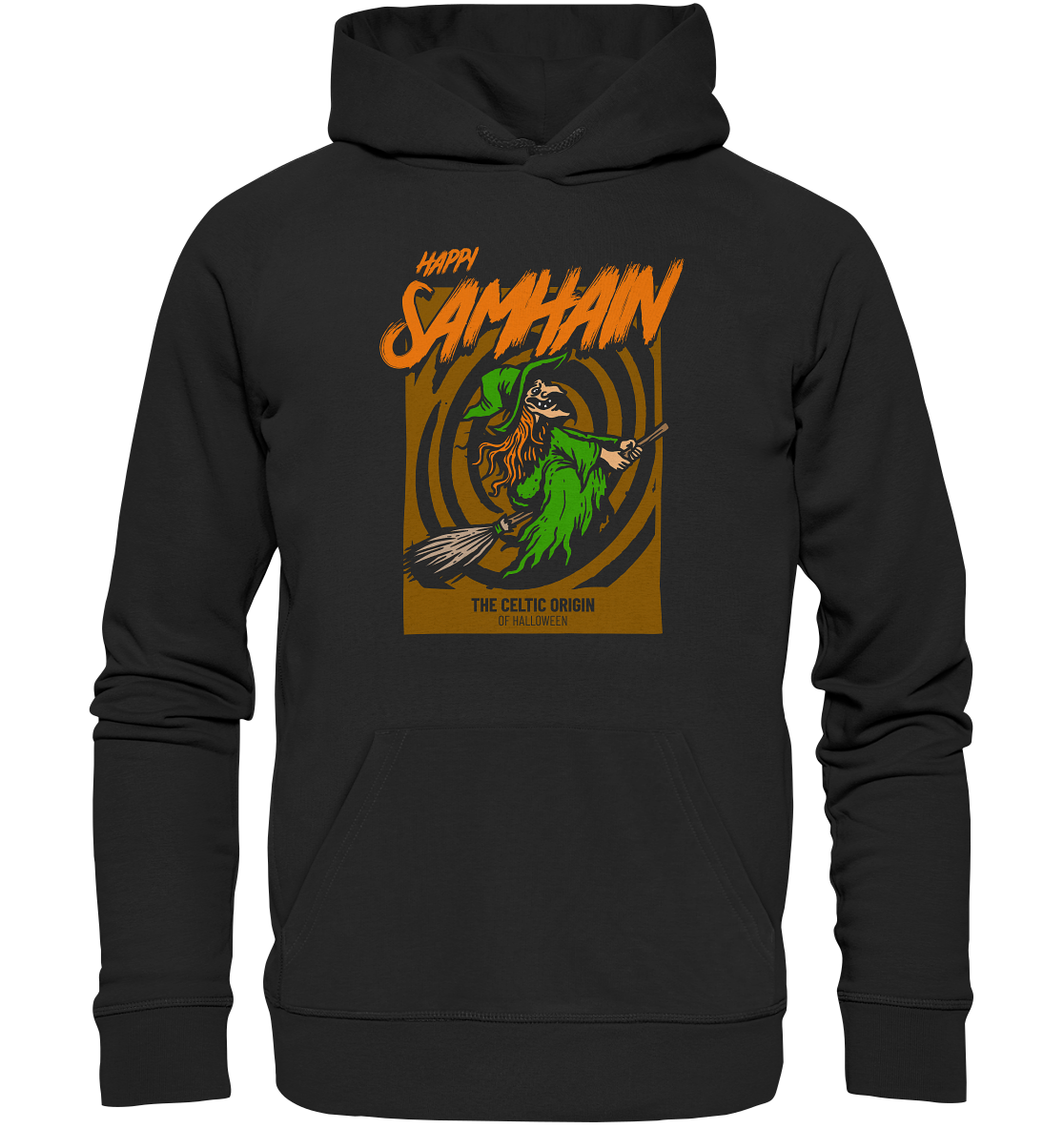 Happy Samhain "Witch" - Organic Hoodie