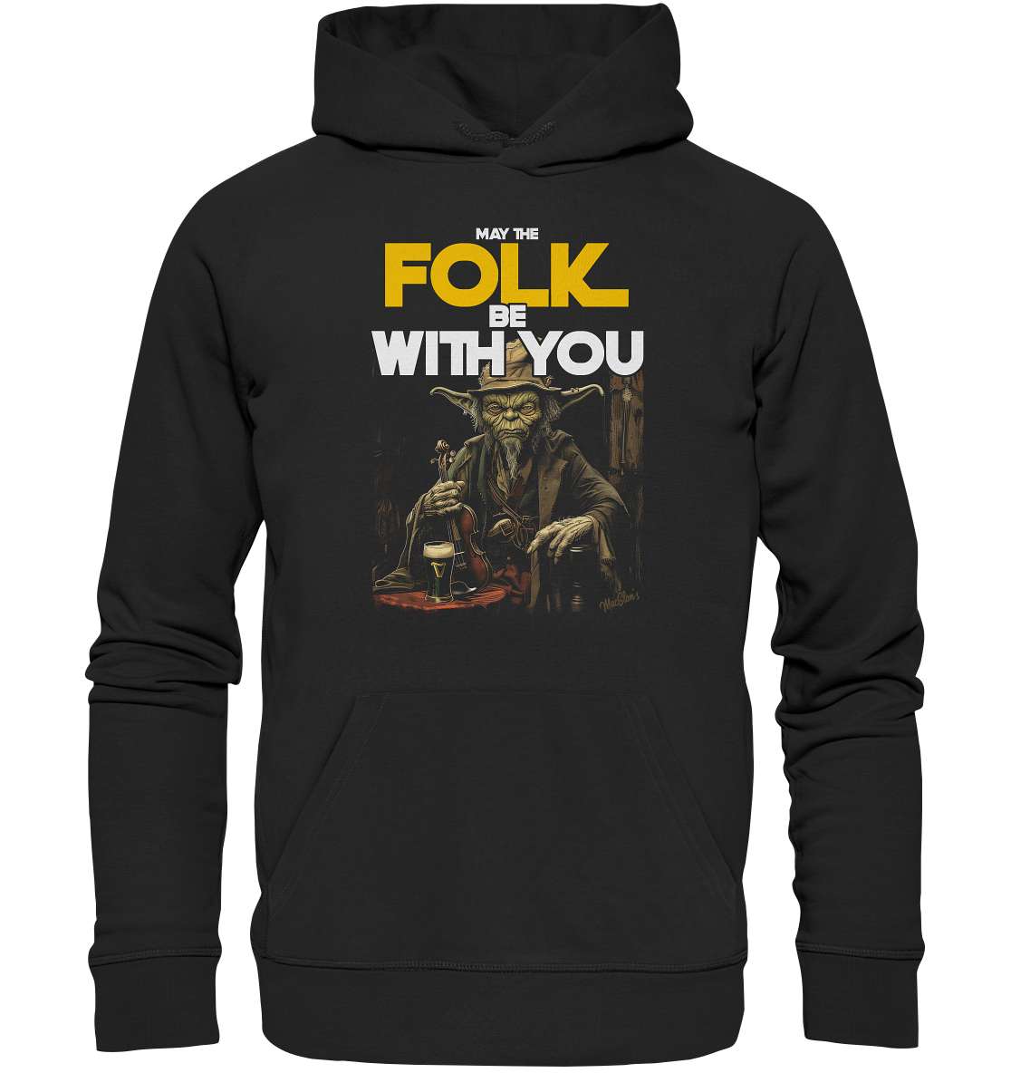 May The Folk Be With You "Leprechaun" - Organic Hoodie