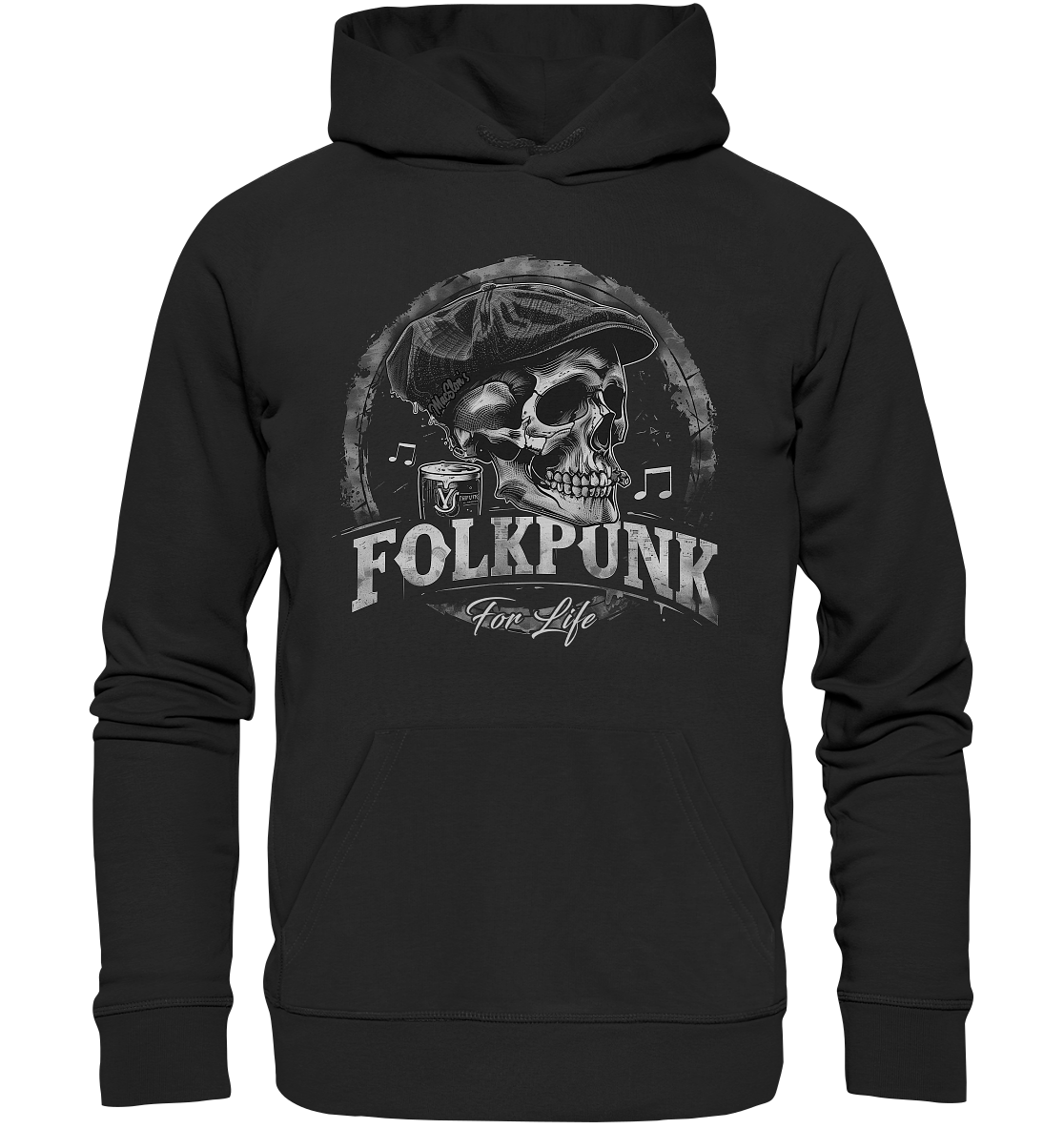 Folkpunk "For Life I" - Organic Hoodie