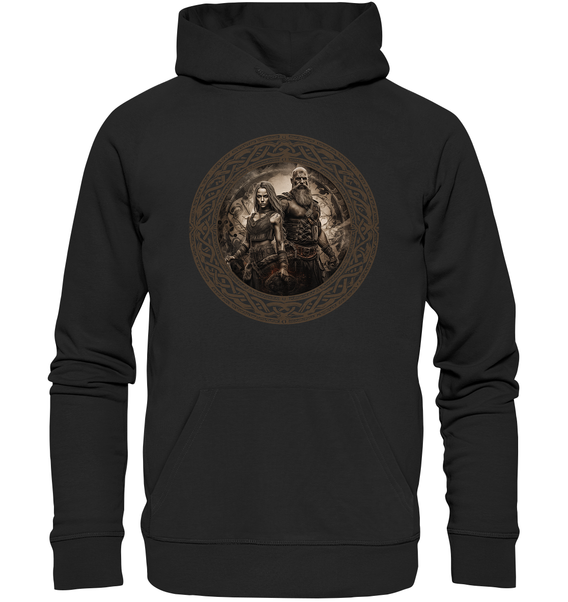 Celtic Warrior "Couple II" - Organic Hoodie