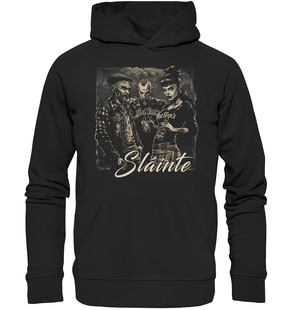 Sláinte "Group Of Punks I" - Organic Hoodie