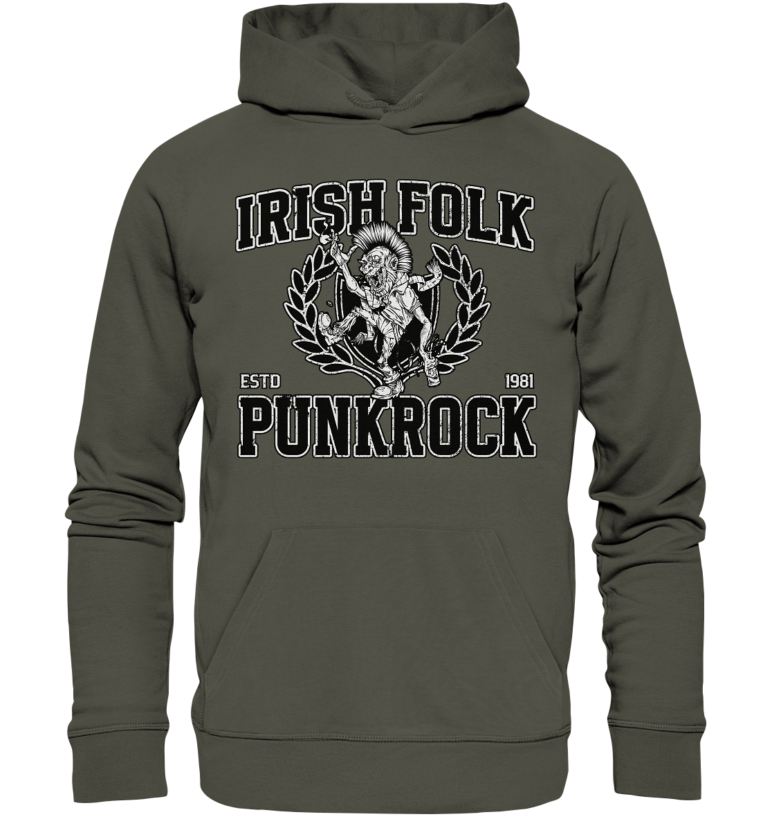 Irish Folk Punkrock "Estd. 1981" - Organic Hoodie