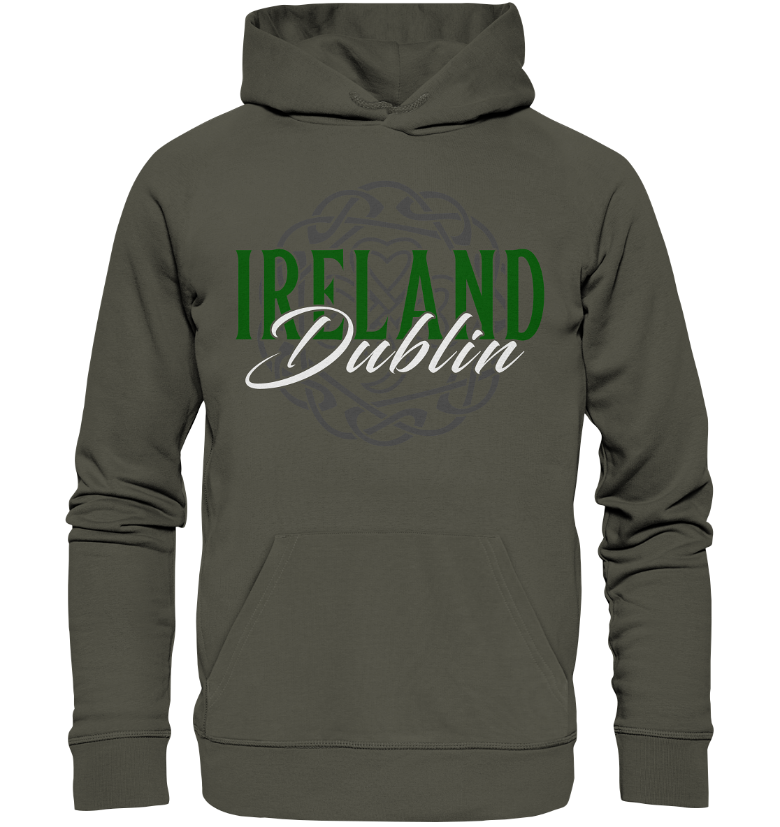 Ireland / Dublin "Celtic Knot" - Organic Hoodie