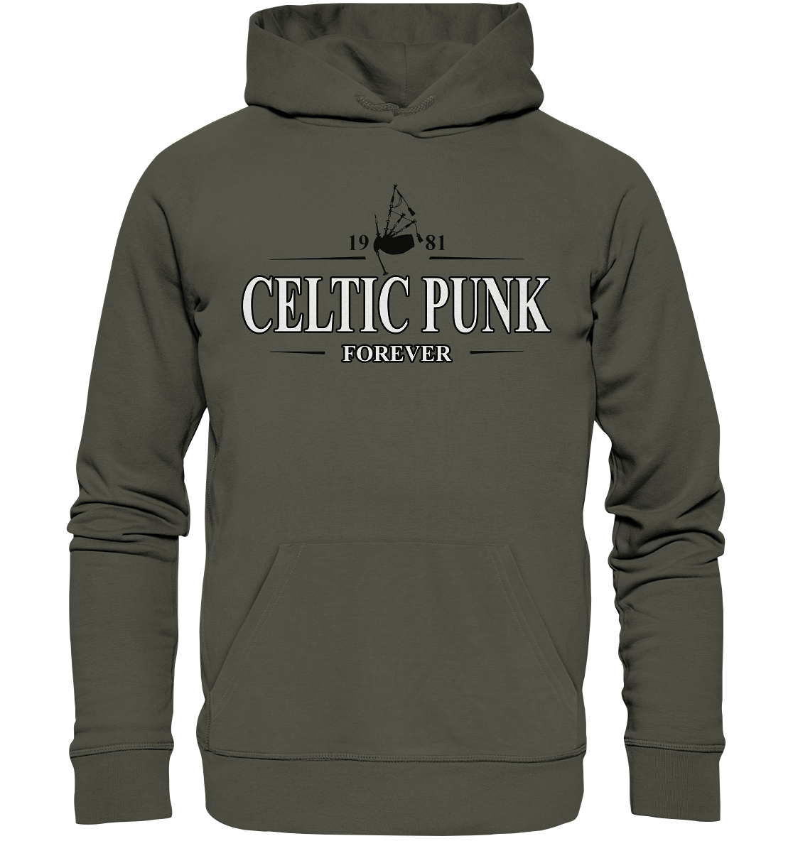 Celtic Punk "Forever" - Organic Hoodie