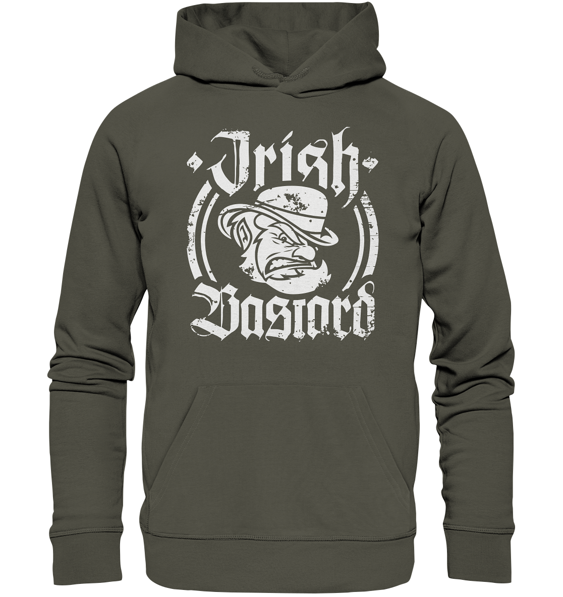 Irish Bastard "Leprechaun I"  - Organic Hoodie