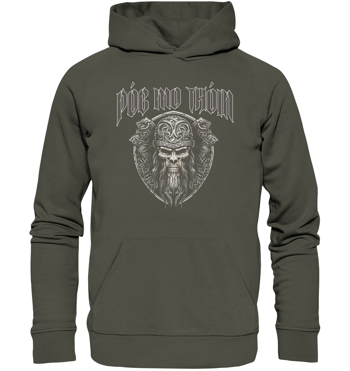 Póg Mo Thóin Streetwear "Celtic Warrior" - Organic Hoodie