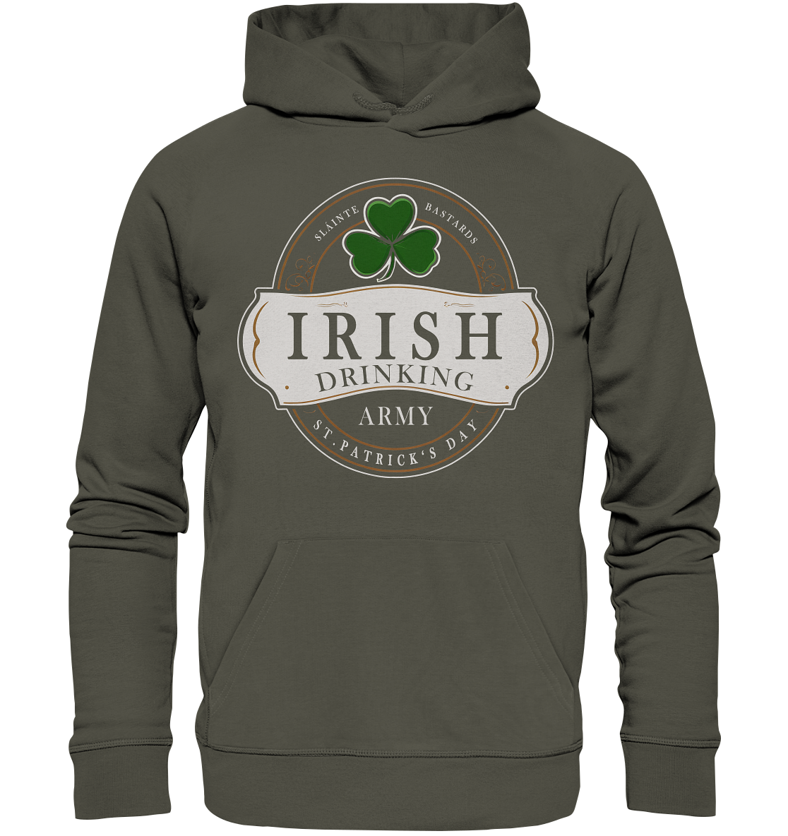 Irish Drinking Army "St. Patrick's Day" - Organic Hoodie