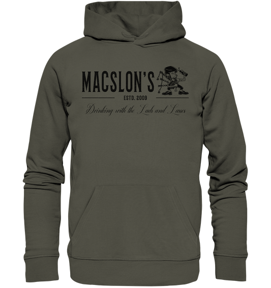 MacSlon's "Drinking With The Lads & Lasses" - Organic Hoodie