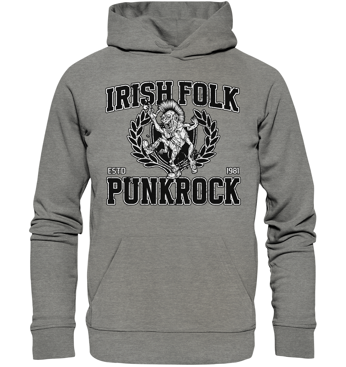 Irish Folk Punkrock "Estd. 1981" - Organic Hoodie