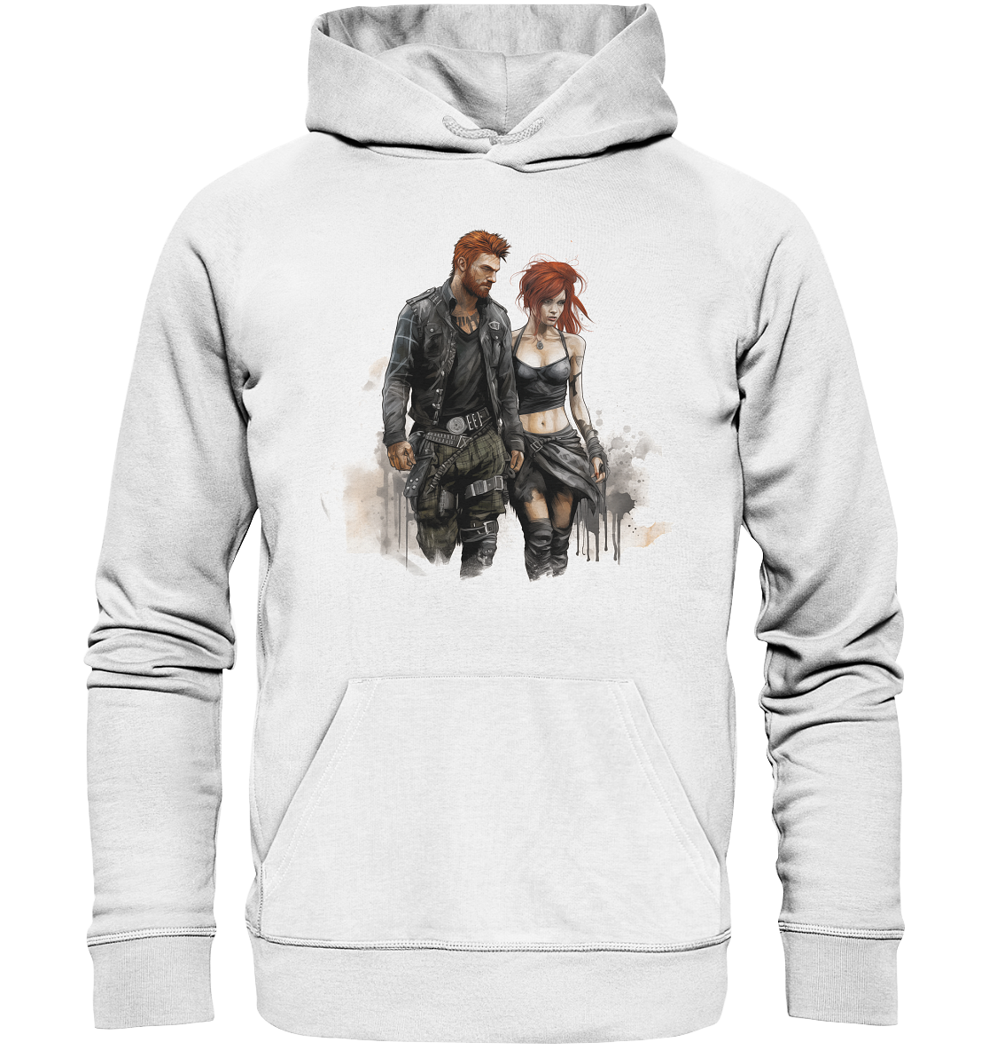 Celtic Couple "Artwork I" - Organic Hoodie