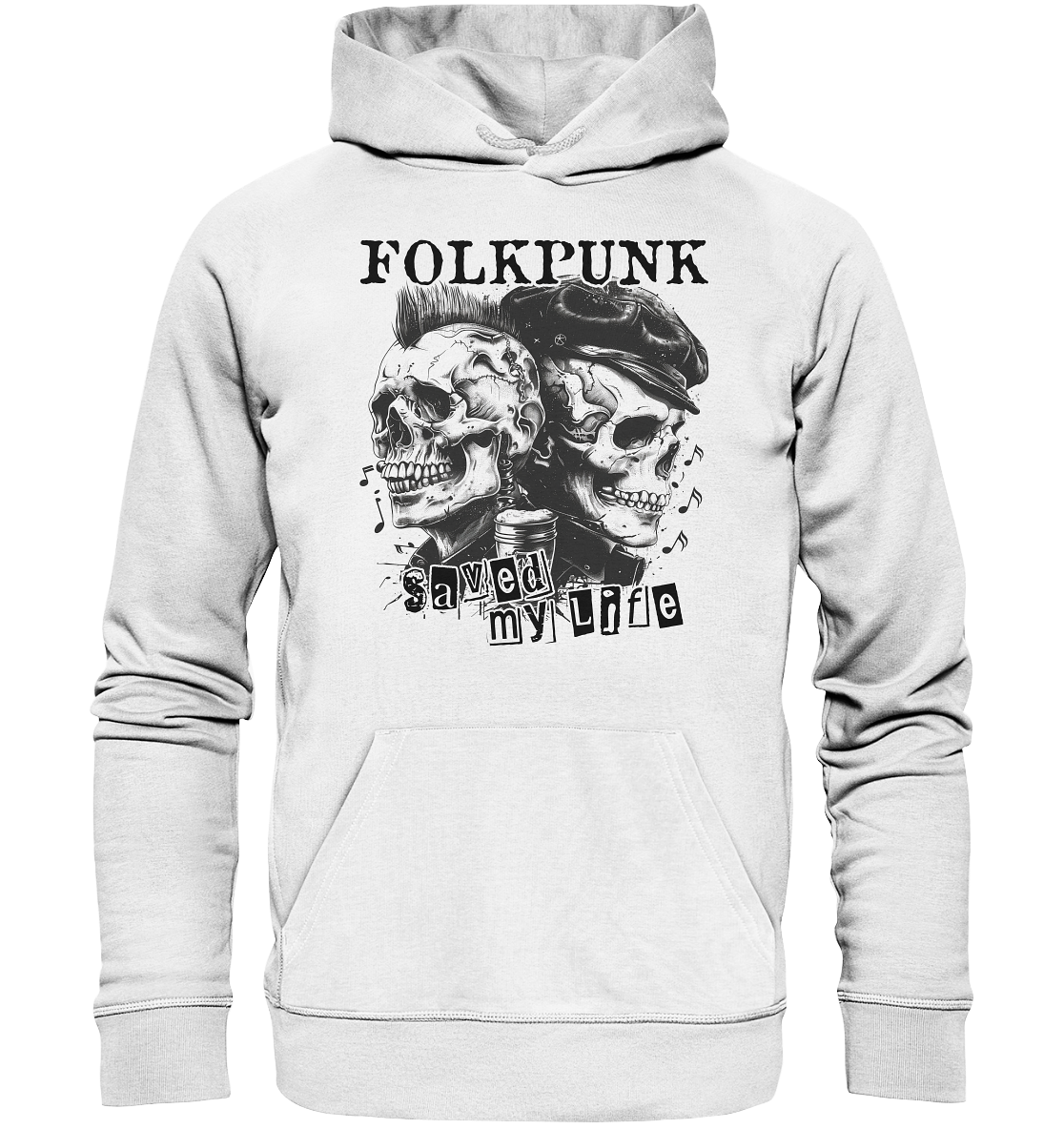 Folkpunk "Saved My Life I" - Organic Hoodie