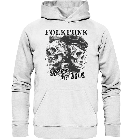 Folkpunk "Saved My Life I" - Organic Hoodie