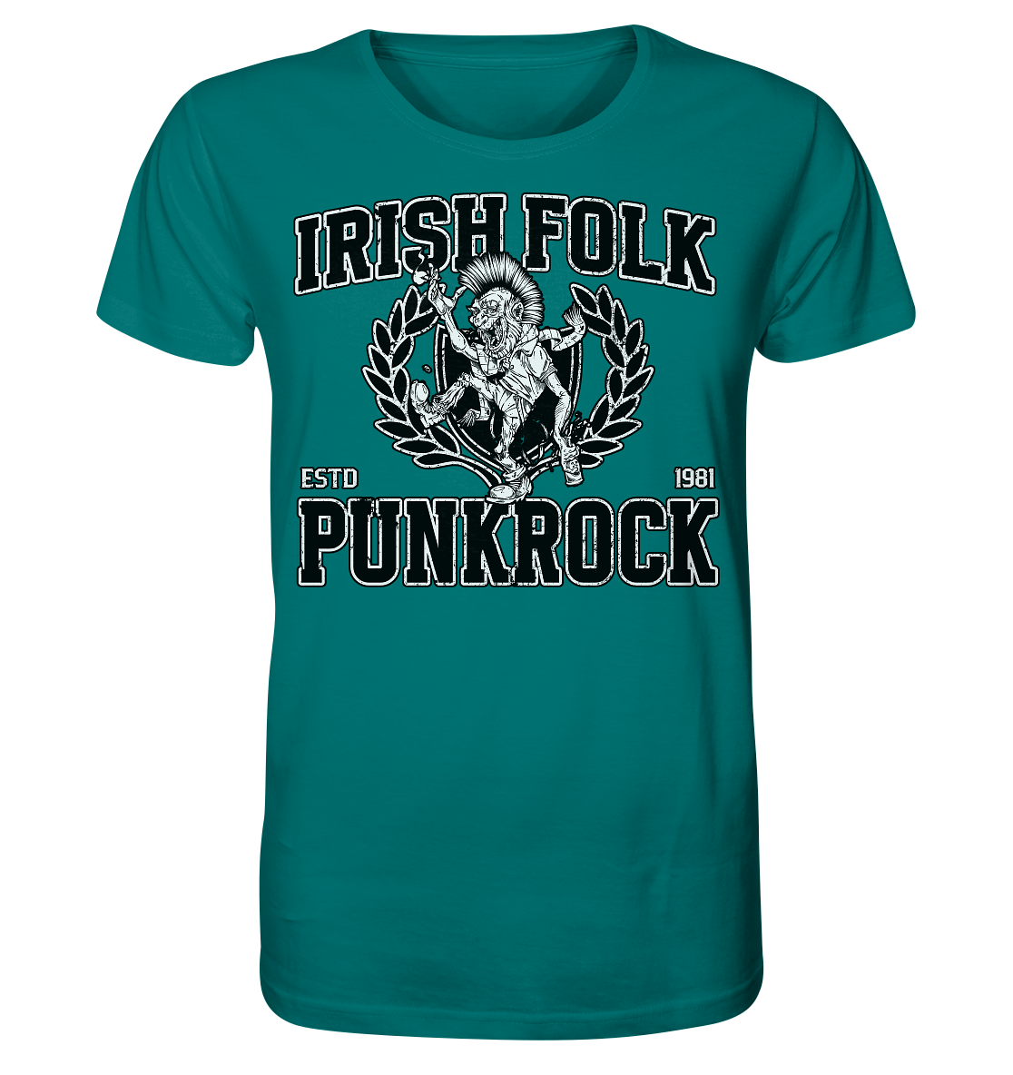 Irish Folk Punkrock "Estd. 1981" - Organic Shirt