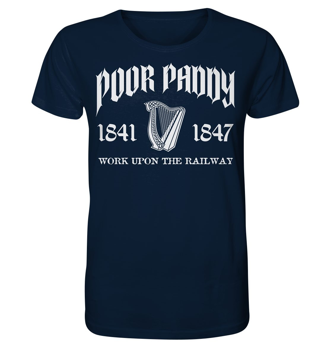 Poor Paddy "Work Upon The Railway" - Organic Shirt