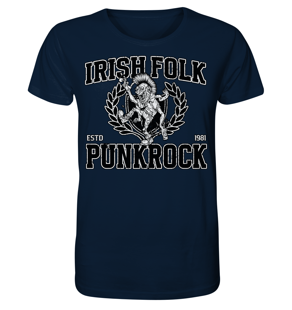 Irish Folk Punkrock "Estd. 1981" - Organic Shirt