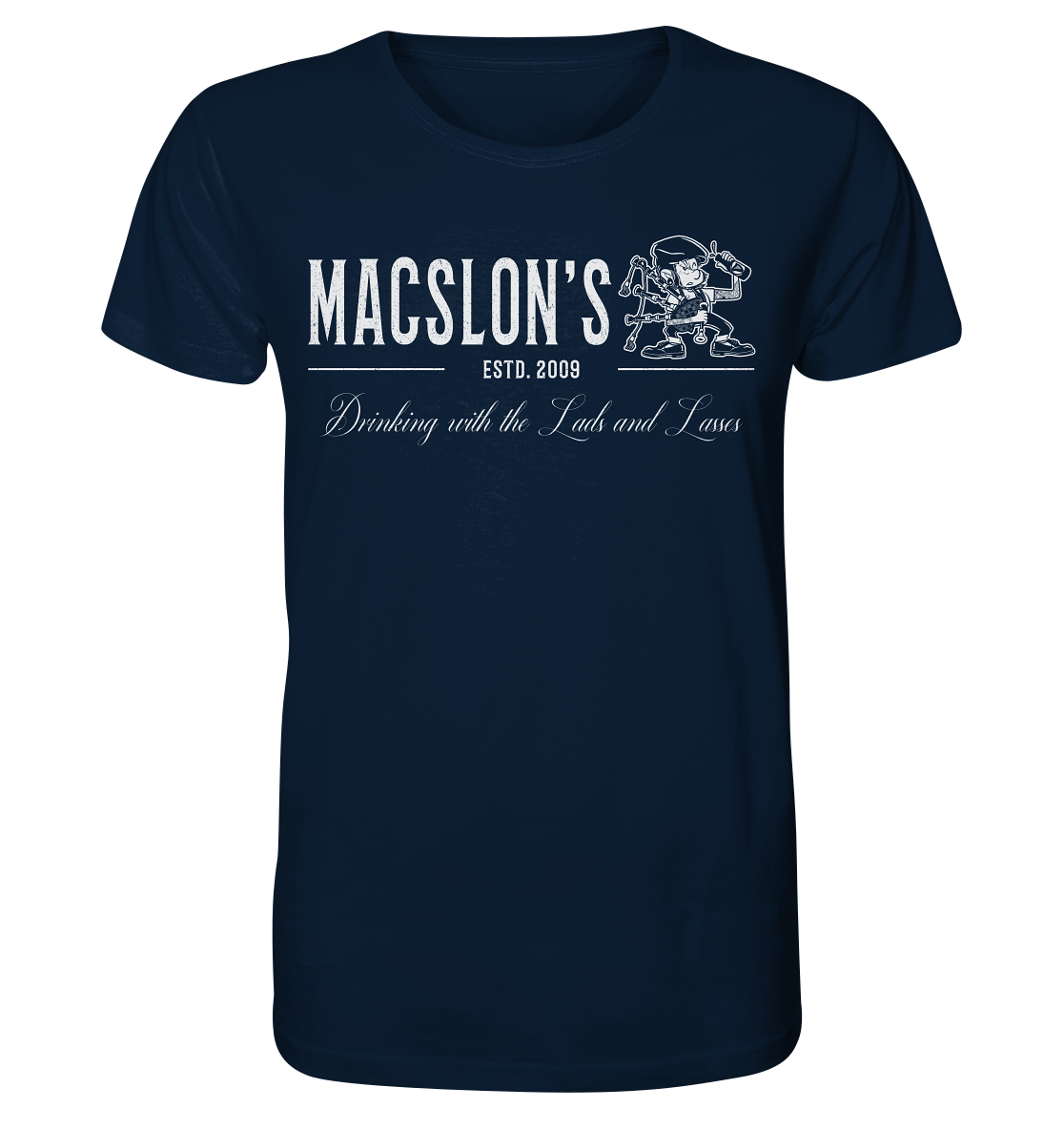 MacSlon's "Drinking With The Lads & Lasses" - Organic Shirt