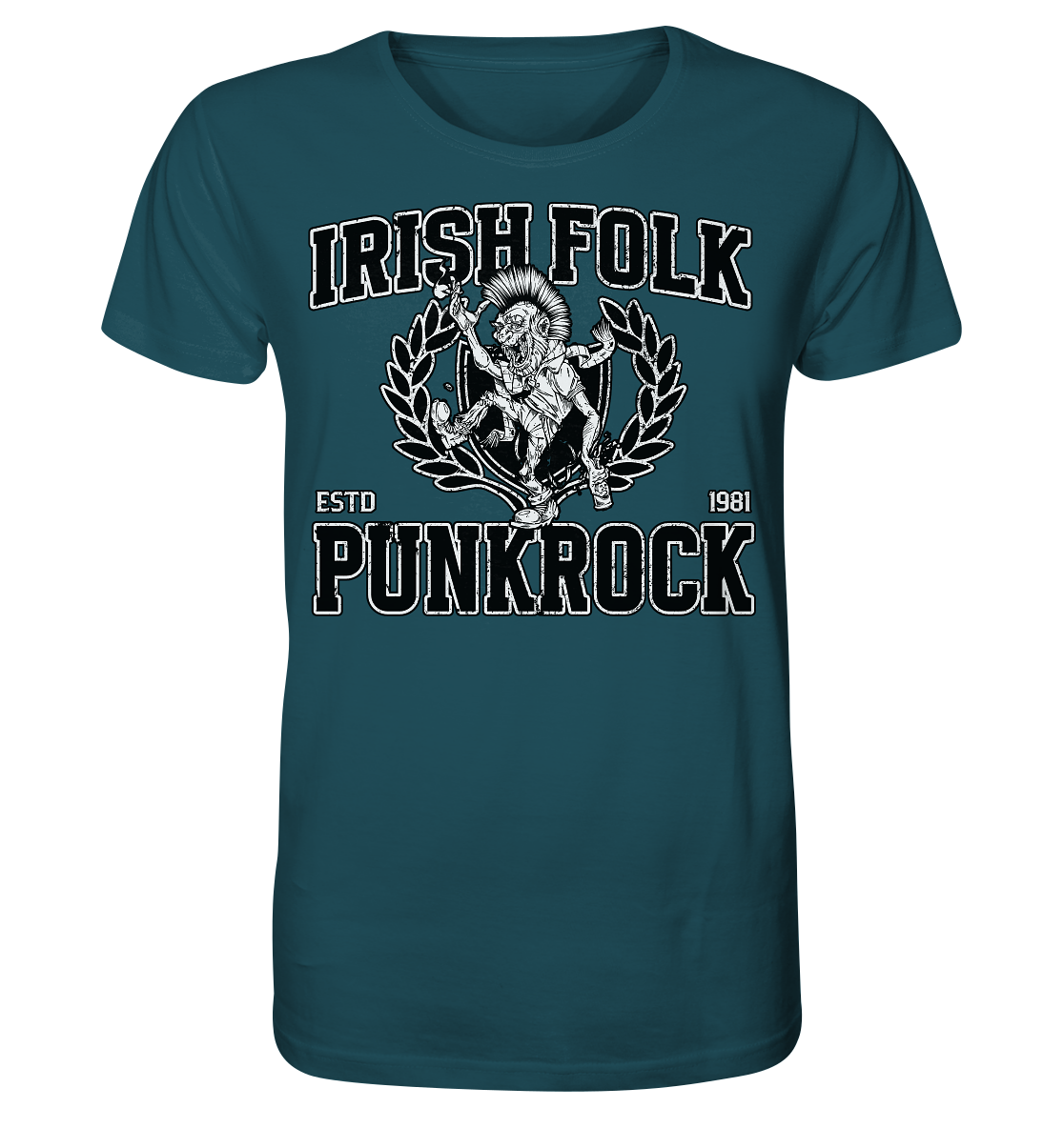 Irish Folk Punkrock "Estd. 1981" - Organic Shirt