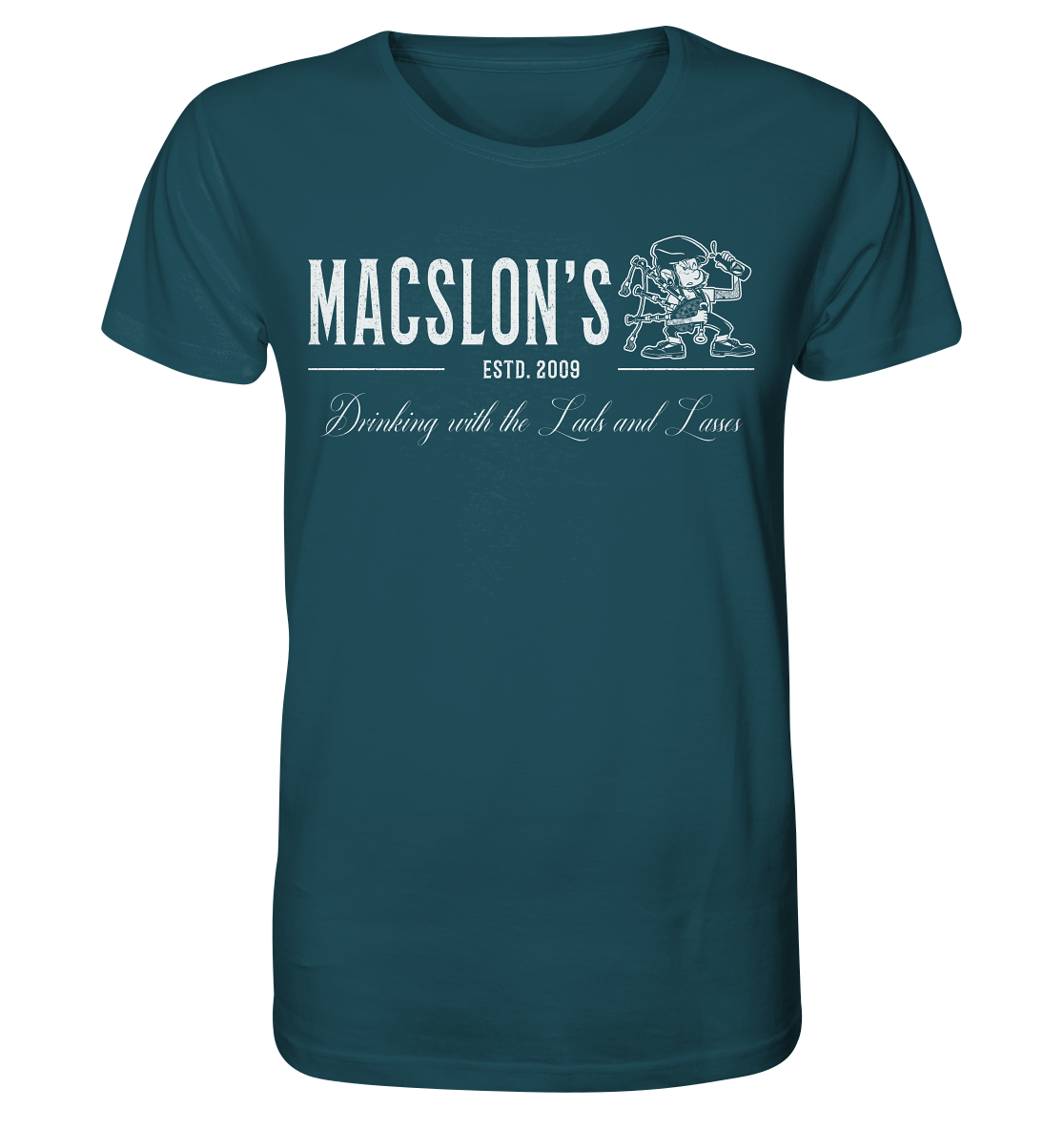 MacSlon's "Drinking With The Lads & Lasses" - Organic Shirt