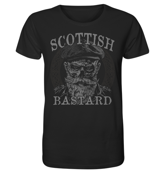 Scottish Bastard "Flatcap Skull I" - Organic Shirt