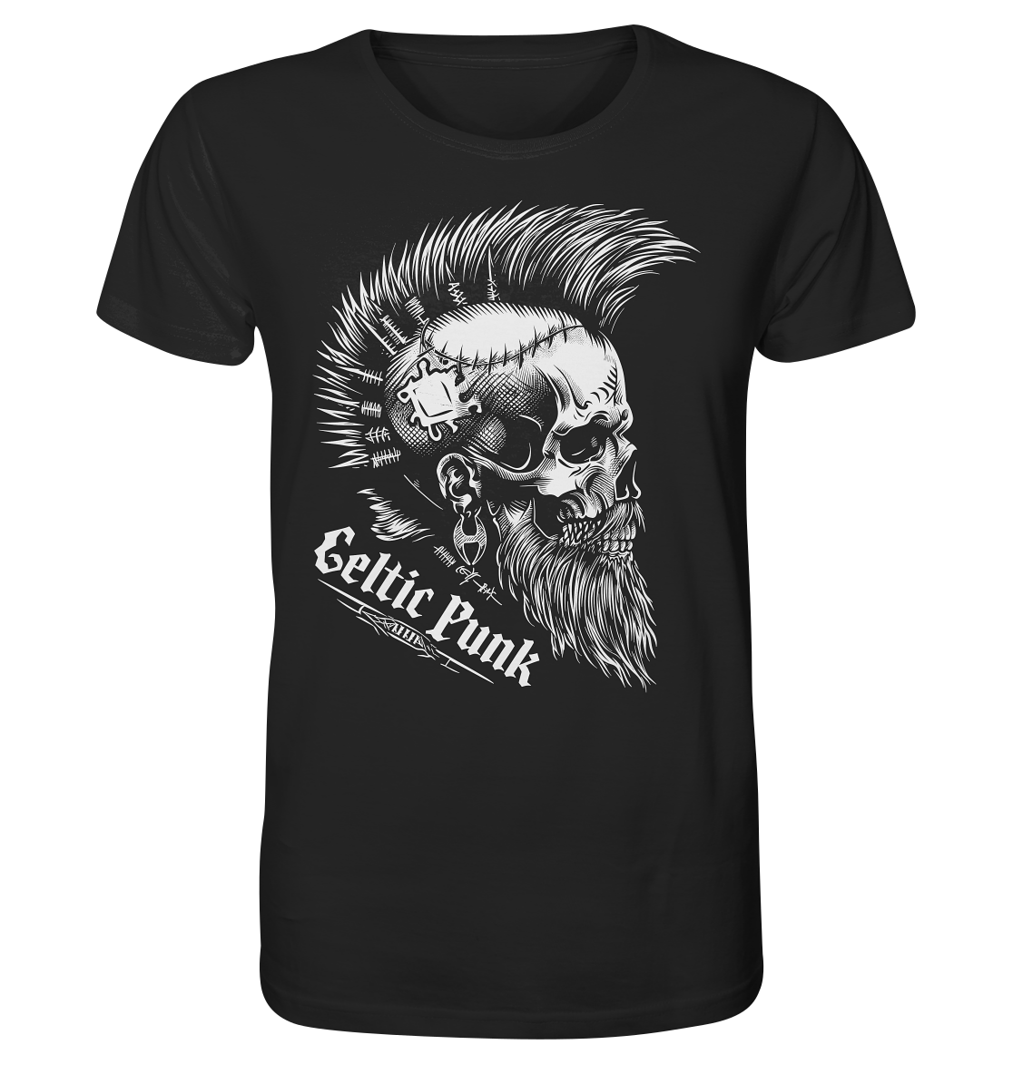 Celtic Punk "Skull" - Organic Shirt