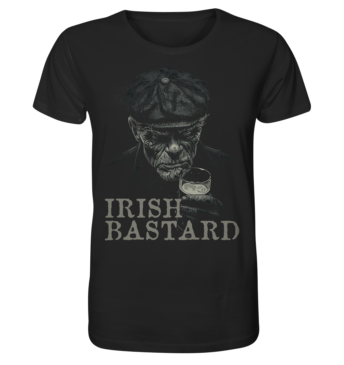 Irish Bastard "Old Irish Man VI"  - Organic Shirt