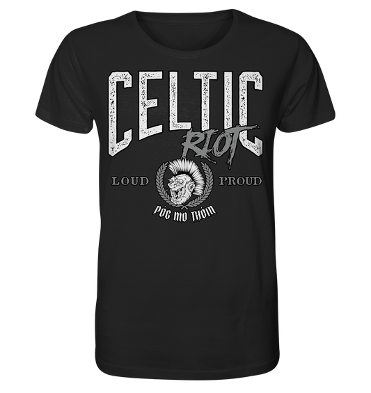 Póg Mo Thóin Streetwear "Celtic Riot" - Organic Shirt